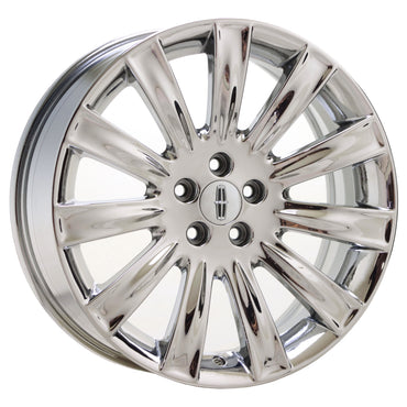 20" Lincoln MKS MKX Bright Chrome wheels rims Factory OEM set 3764