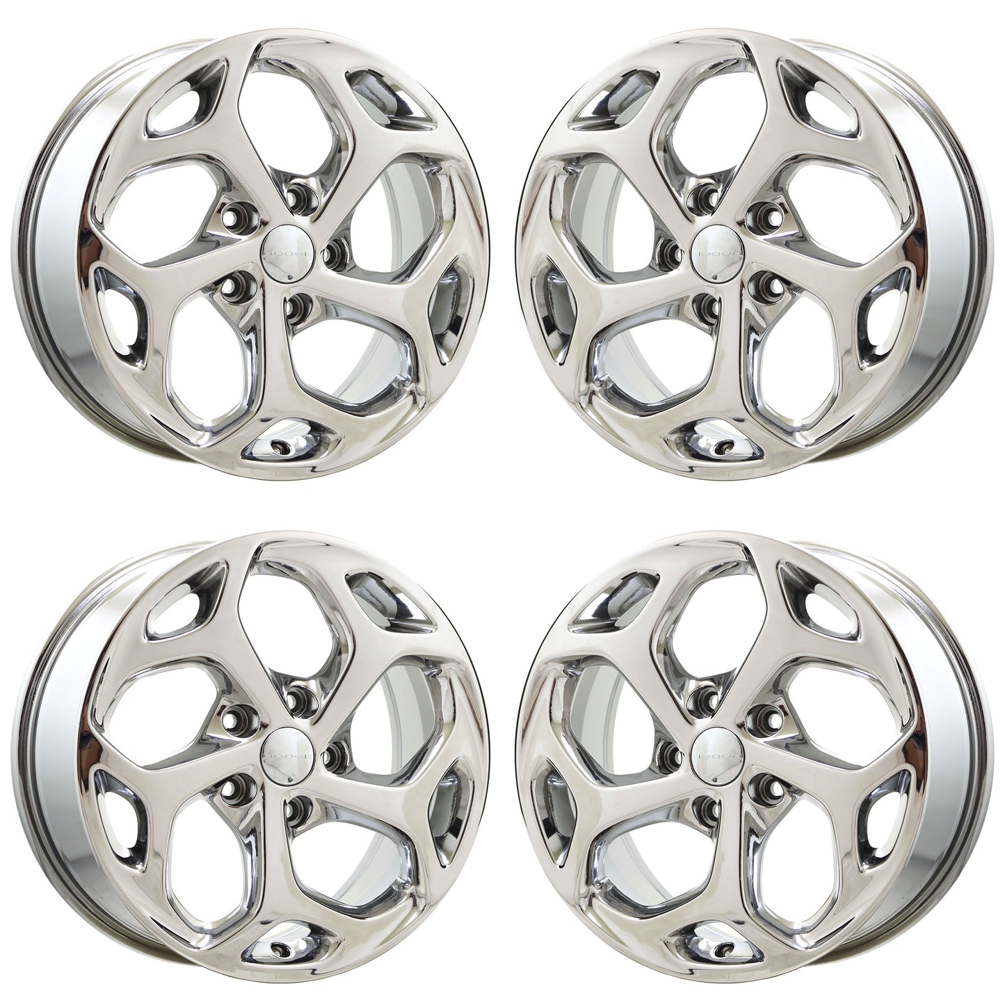 18" Chrysler Pacifica Bright Chrome wheels rims Factory OEM set 2017
