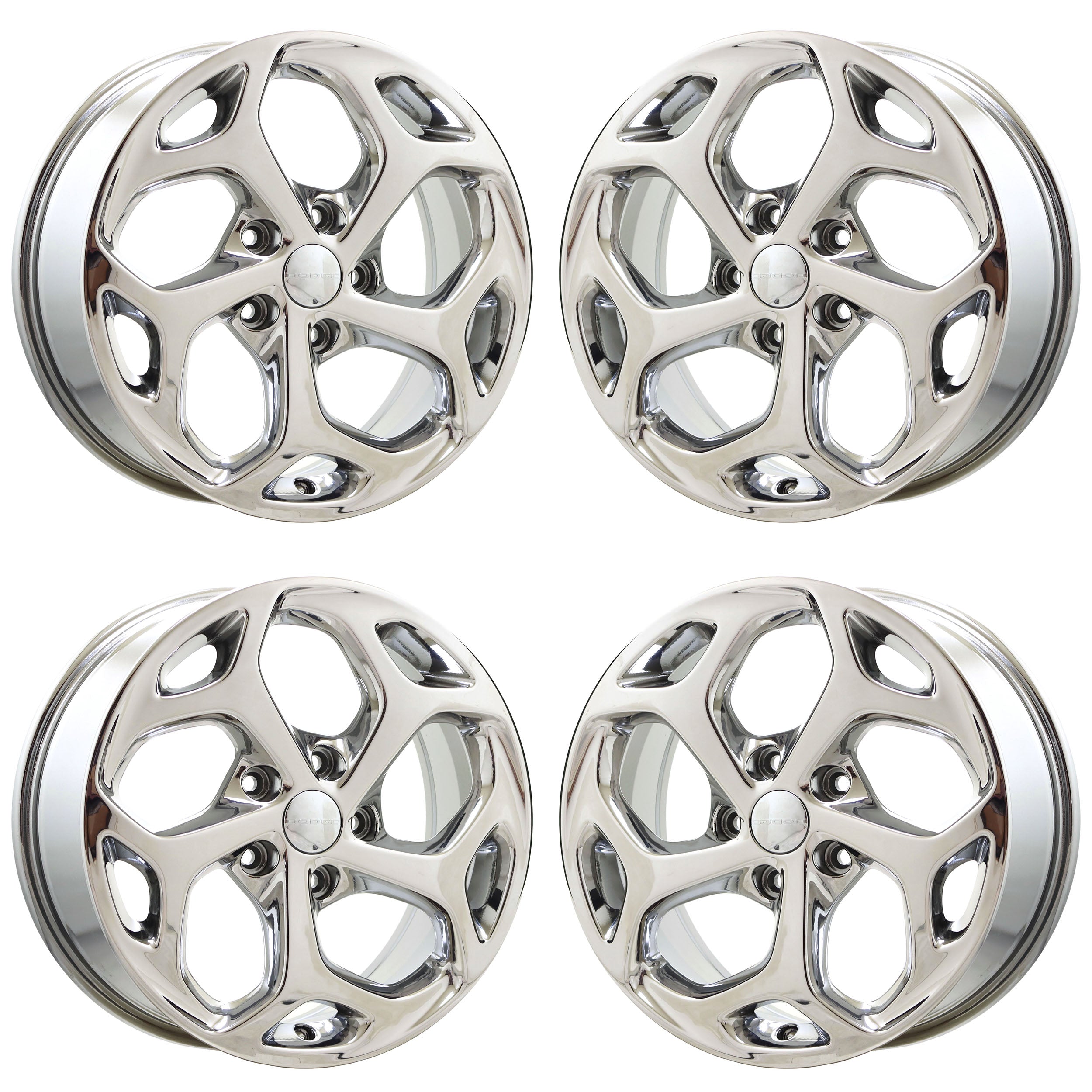 18" Chrysler Pacifica Bright Chrome wheels rims Factory OEM set 2017