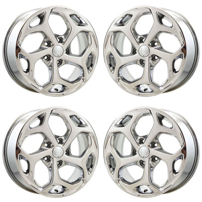 18" Chrysler Pacifica Bright Chrome wheels rims Factory OEM set 2017