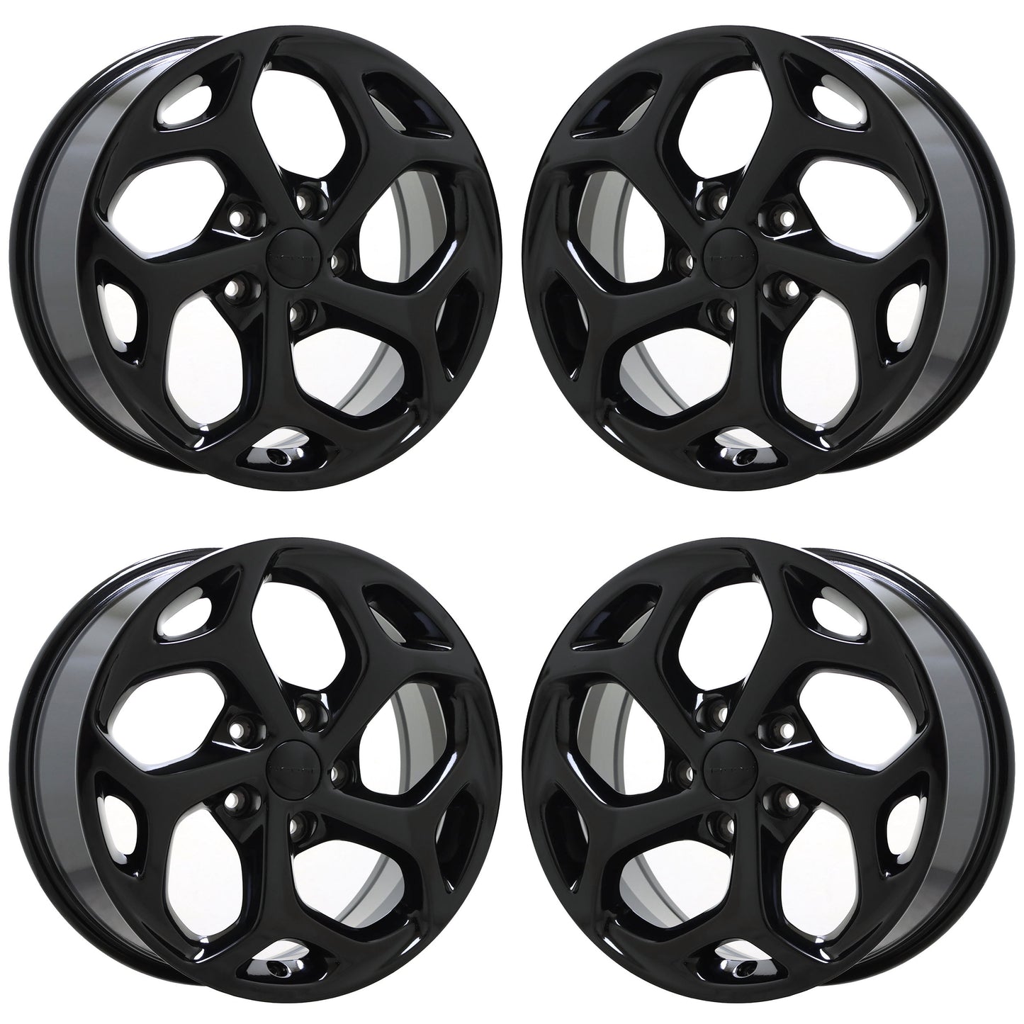 18" Chrysler Pacifica Gloss Black wheels rims Factory OEM set 2017