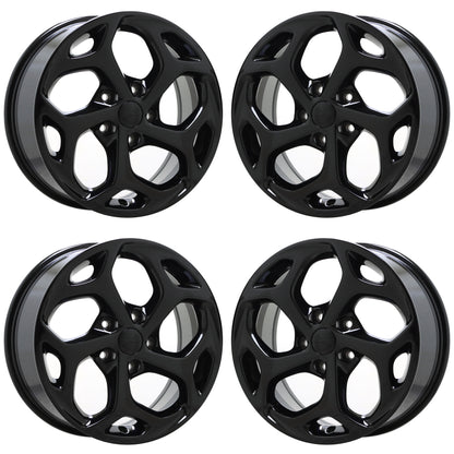 18" Chrysler Pacifica Gloss Black wheels rims Factory OEM set 2017