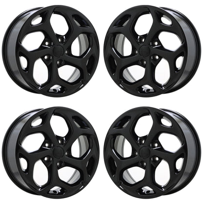 18" Chrysler Pacifica Gloss Black wheels rims Factory OEM set 2017 EXCHANGE