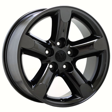 20" Dodge Ram 1500 Truck Black Chrome wheels rims Factory OEM set 2267