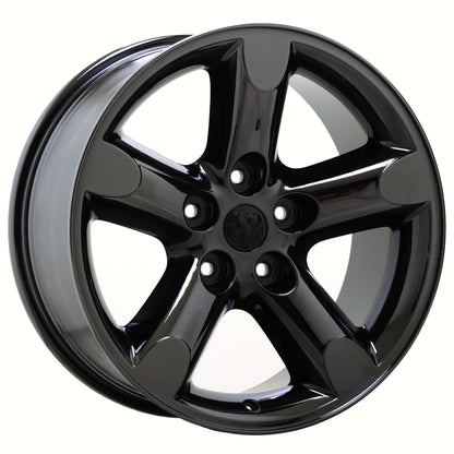20" Dodge Ram 1500 Truck Black Chrome wheels rims Factory OEM set 2267 EXCHANGE