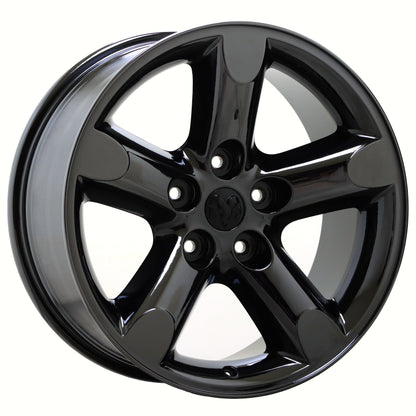 20" Dodge Ram 1500 Truck Black Chrome wheels rims Factory OEM set 2267 EXCHANGE