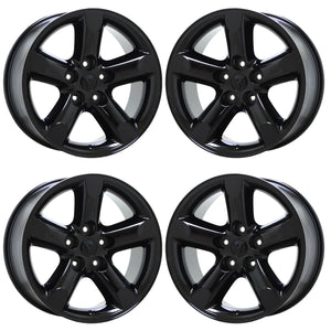 20" Dodge Ram 1500 Truck Gloss Black wheels rims Factory OEM set 2267 EXCHANGE