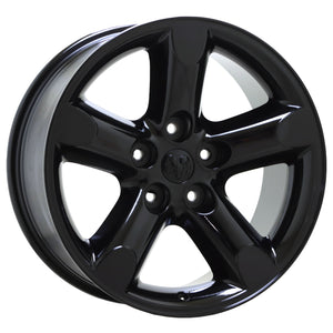 20" Dodge Ram 1500 Truck Gloss Black wheels rims Factory OEM set 2267 EXCHANGE