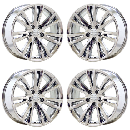 18" Chrysler 300 RWD Bright Chrome wheels rims Factory OEM set 2536 EXCHANGE