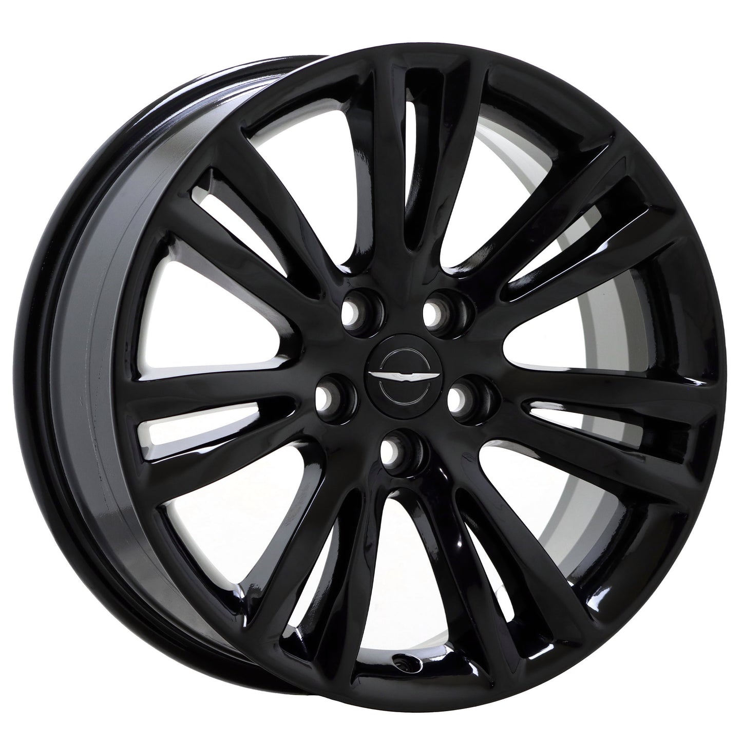 18" Chrysler 300 RWD Gloss Black wheels rims Factory OEM set 2536