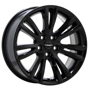 18" Chrysler 300 RWD Gloss Black wheels rims Factory OEM set 2536