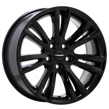 18" Chrysler 300 RWD Gloss Black wheels rims Factory OEM set 2536