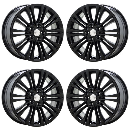 18" Buick Verano Gloss Black wheels rims Factory OEM set 4112 EXCHANGE