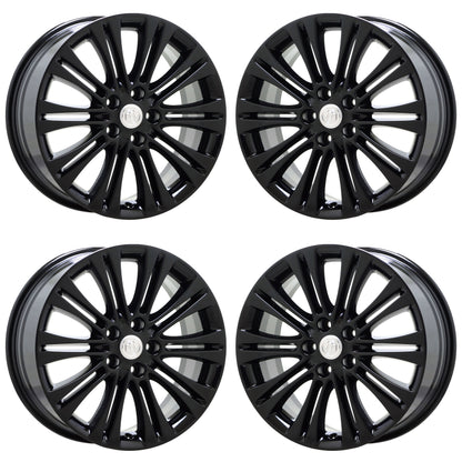 18" Buick Verano Gloss Black wheels rims Factory OEM set 4112 EXCHANGE