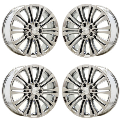 18" Buick Verano Bright Chrome wheels rims Factory OEM set 4112 EXCHANGE