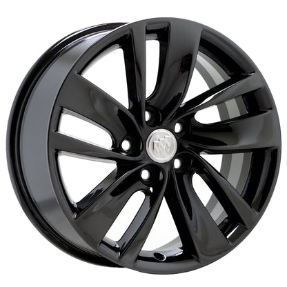 18" Buick Regal Black Chrome wheels rims Factory OEM set 4119