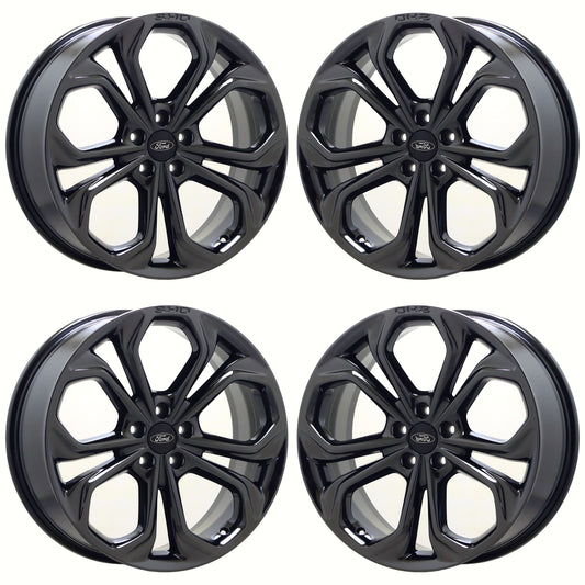 20" Ford Taurus Black Chrome wheels rims Factory OEM set 3926B