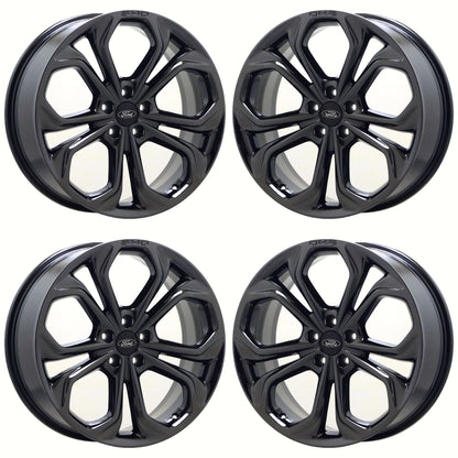 20" Ford Taurus Black Chrome wheels rims Factory OEM set 3926B
