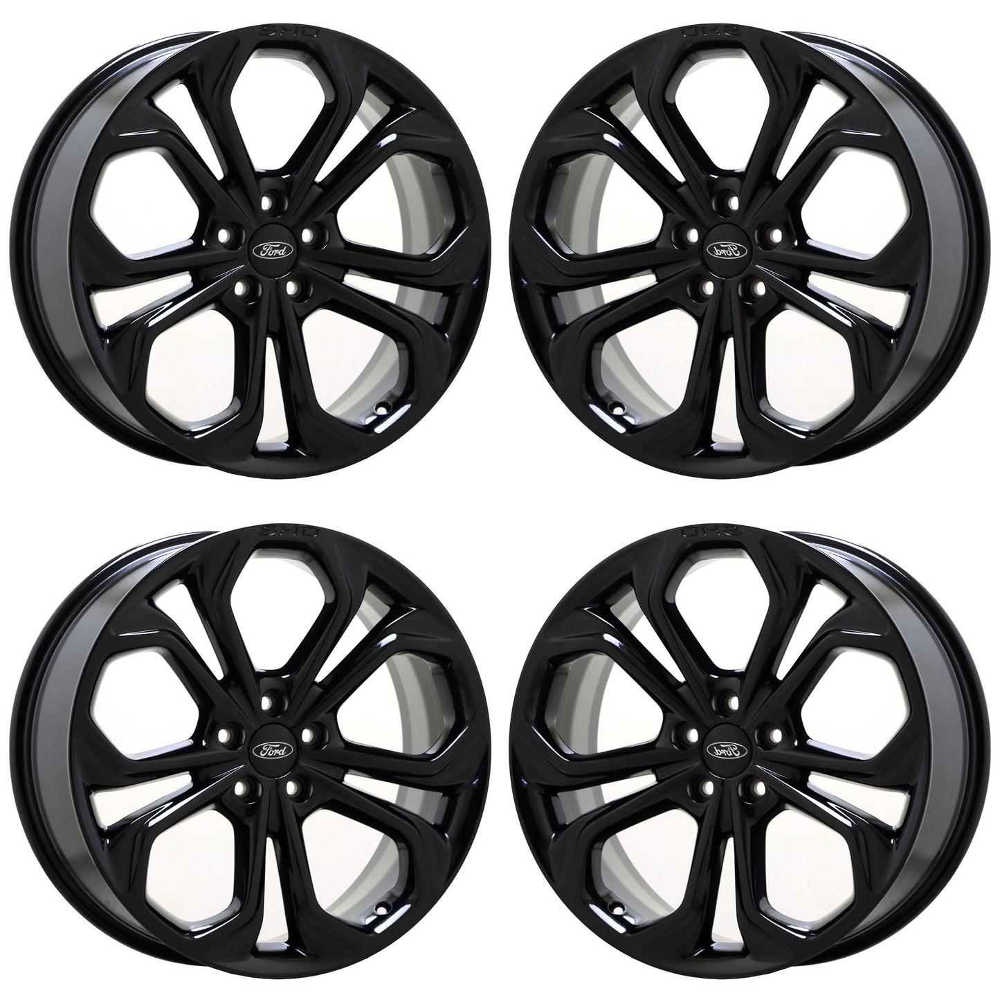 20" Ford Taurus Gloss Black wheels rims Factory OEM set 3926B