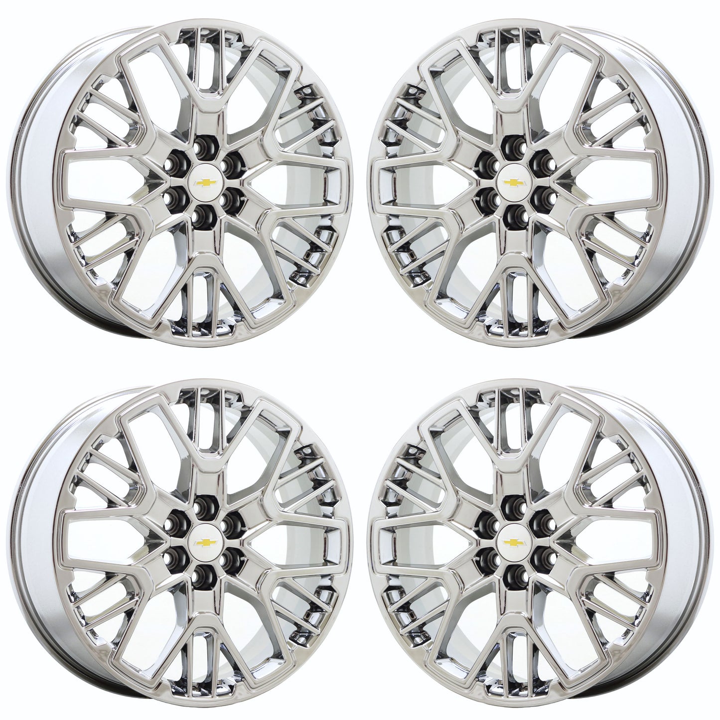 21" Chevrolet Blazer Bright Chrome wheels rims Factory OEM set 14085 EXCHANGE
