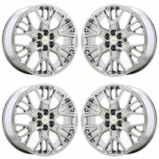 21" Chevrolet Blazer Bright Chrome wheels rims Factory OEM set 14085 EXCHANGE