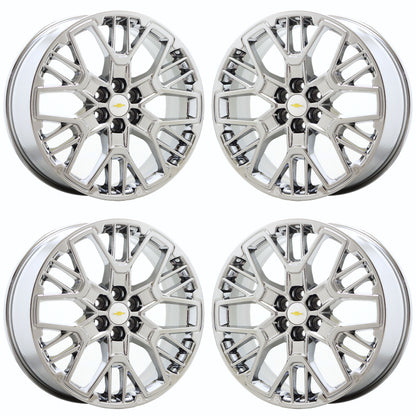 21" Chevrolet Blazer Bright Bright Chrome wheels rims Factory OEM set 14085