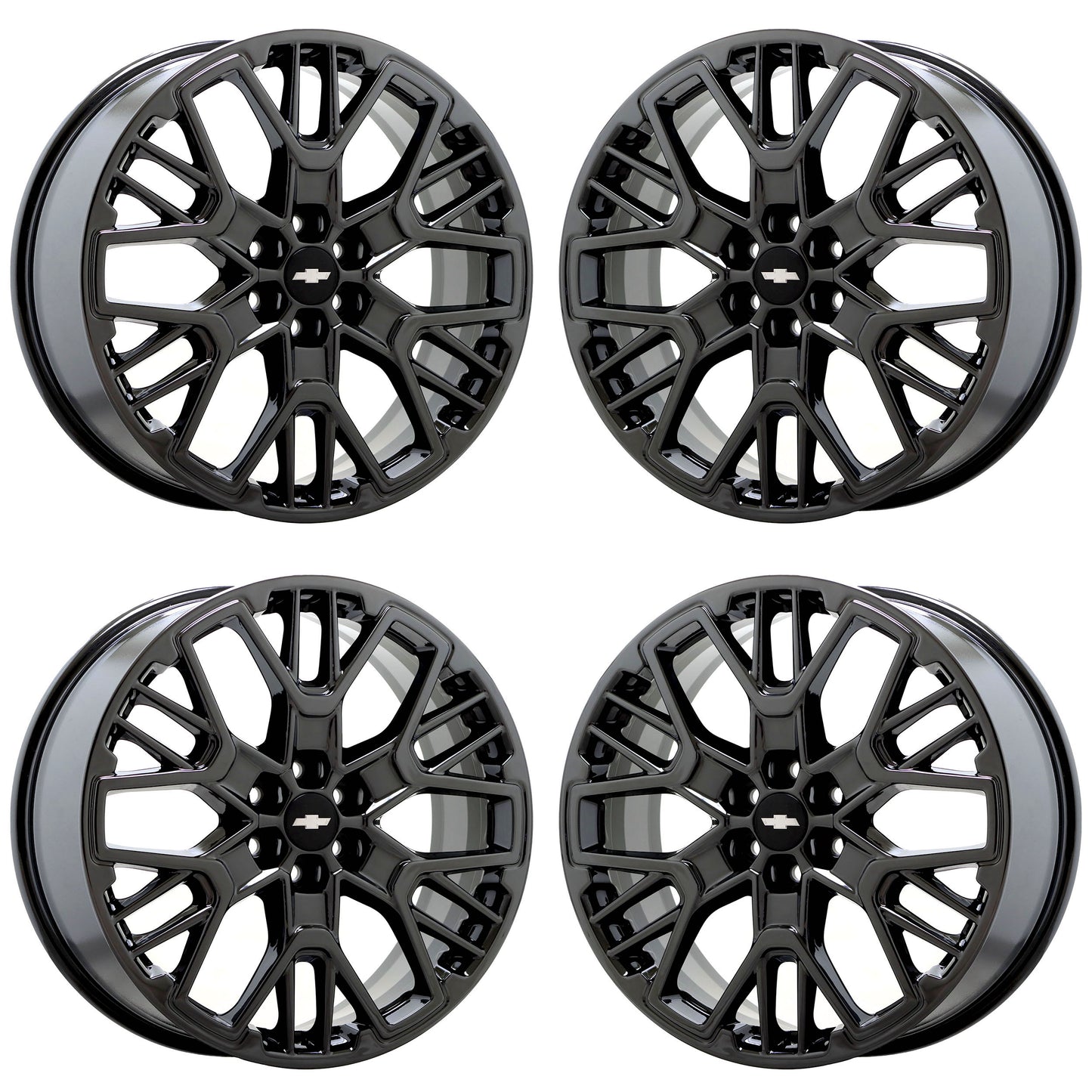 21" Chevrolet Blazer Black Chrome wheels rims Factory OEM set 14085 EXCHANGE