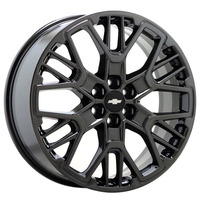 21" Chevrolet Blazer Black Chrome wheels rims Factory OEM set 14085 EXCHANGE