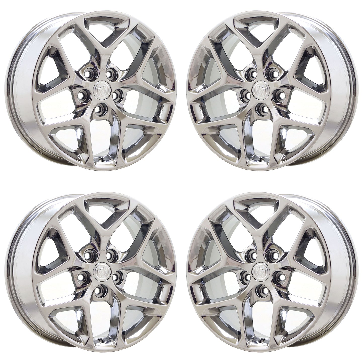 18" Buick Lacrosse Regal Bright Chrome wheels rims Factory OEM set 97464