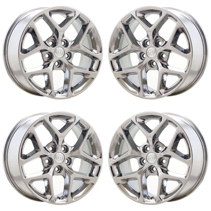 18" Buick Lacrosse Regal Bright Chrome wheels rims Factory OEM set 97464