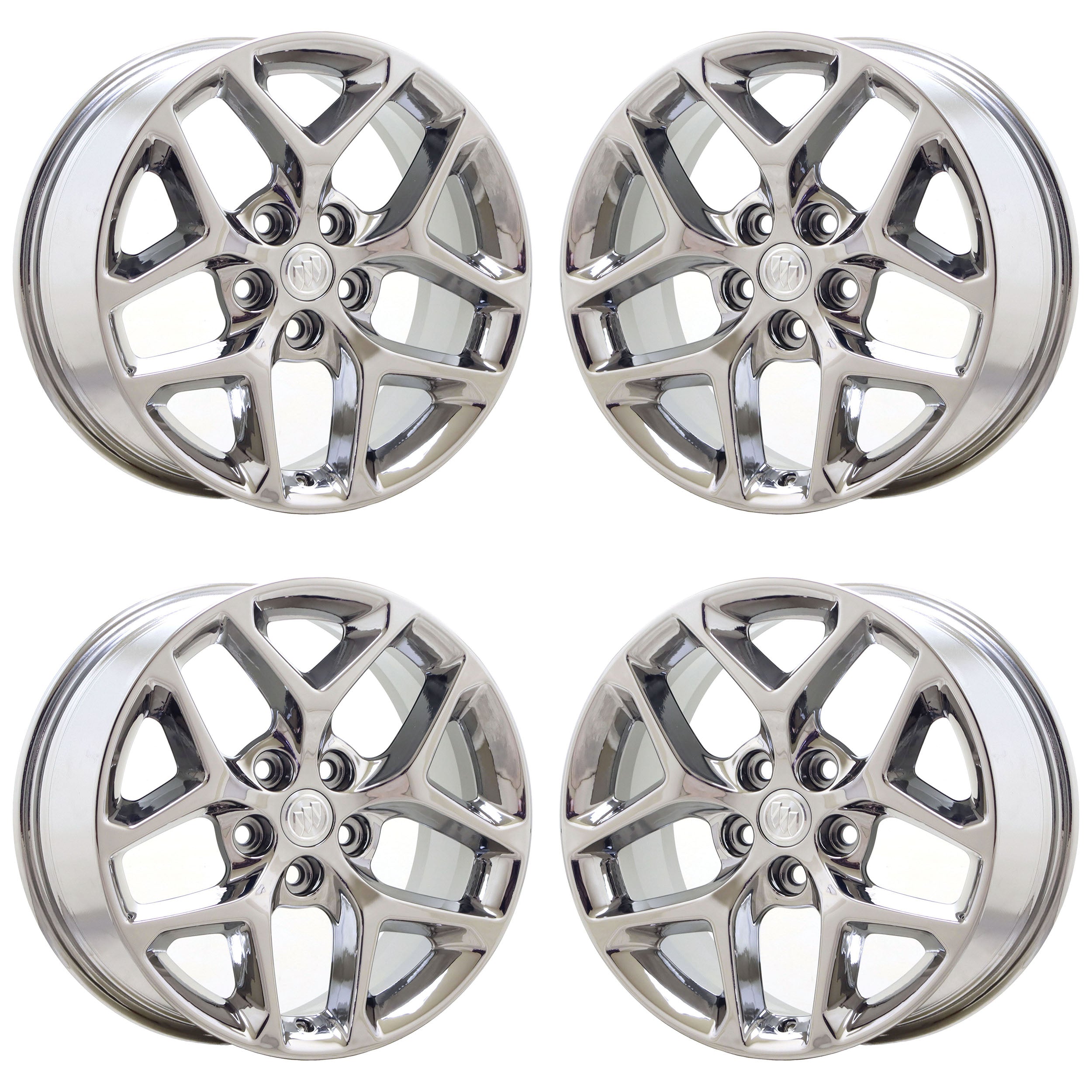 18" Buick Lacrosse Regal Bright Chrome wheels rims Factory OEM set 97464