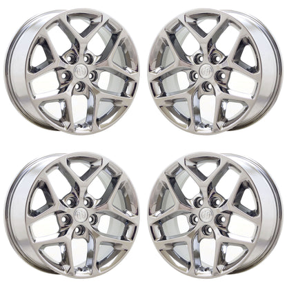 18" Buick Lacrosse Regal Bright Chrome wheels rims Factory OEM set 97464
