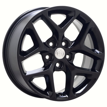 18" Buick Lacrosse Regal Gloss Black wheels rims Factory OEM set 97464