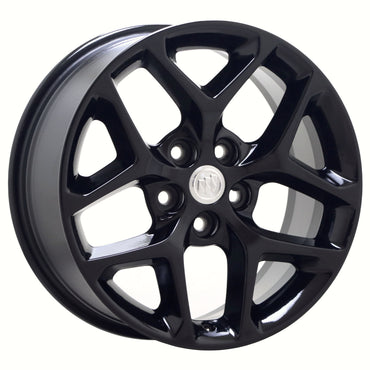 18" Buick Lacrosse Regal Gloss Black wheels rims Factory OEM set 97464