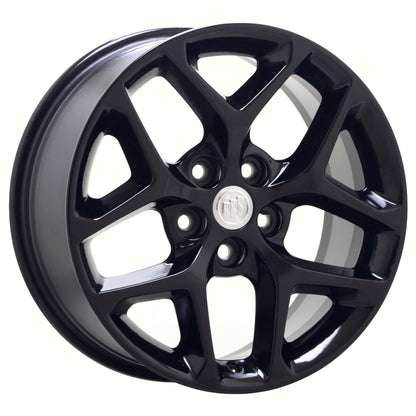 18" Buick Lacrosse Regal Gloss Black wheels rims Factory OEM set 97464