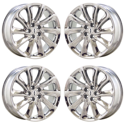 20" Lincoln Aviator Bright Chrome wheels rims Factory OEM set 10188 EXCHANGE