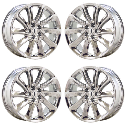 20" Lincoln Aviator Bright Chrome wheels rims Factory OEM set 10188 EXCHANGE