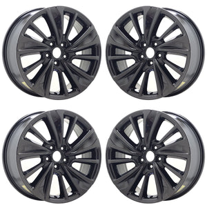 20" Acura MDX Black Chrome wheels rims Factory OEM set 71838