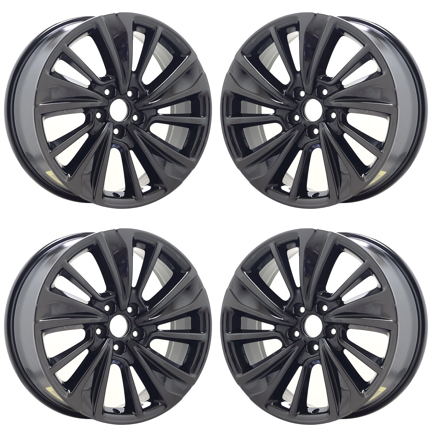 20" Acura MDX Black Chrome wheels rims Factory OEM set 71838