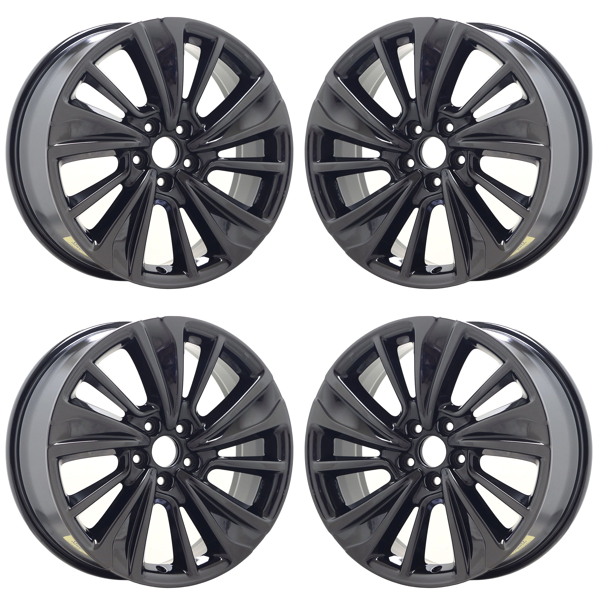 20" Acura MDX Black Chrome wheels rims Factory OEM set 71838