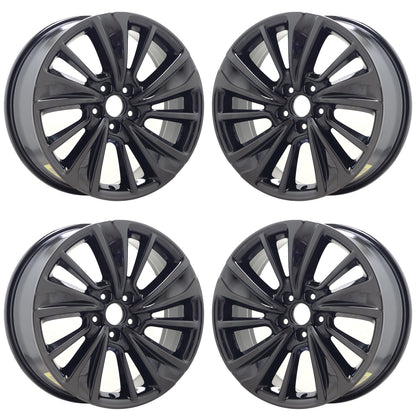 20" Acura MDX Black Chrome wheels rims Factory OEM set 71838