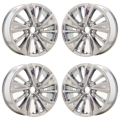 20" Acura MDX Bright Chrome wheels rims Factory OEM set 71838 EXCHANGE