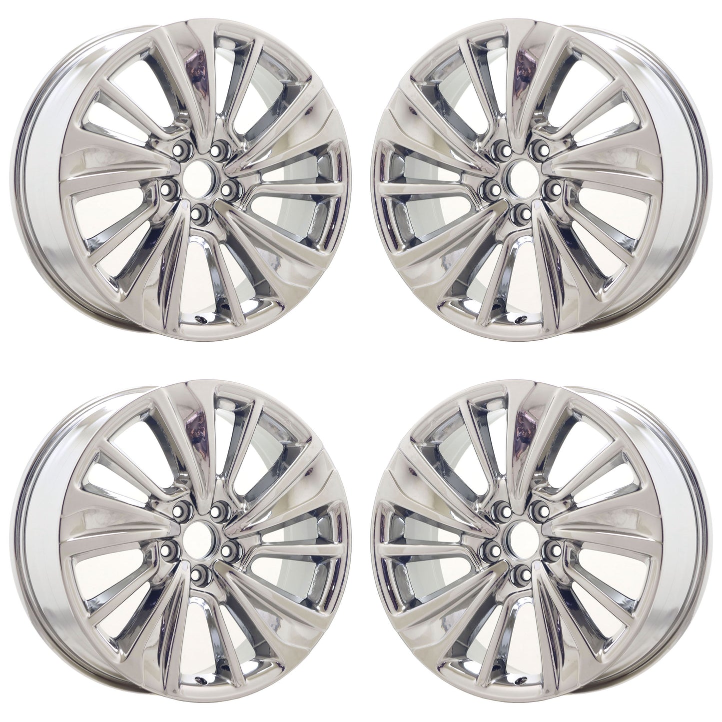 20" Acura MDX Bright Chrome wheels rims Factory OEM set 71838