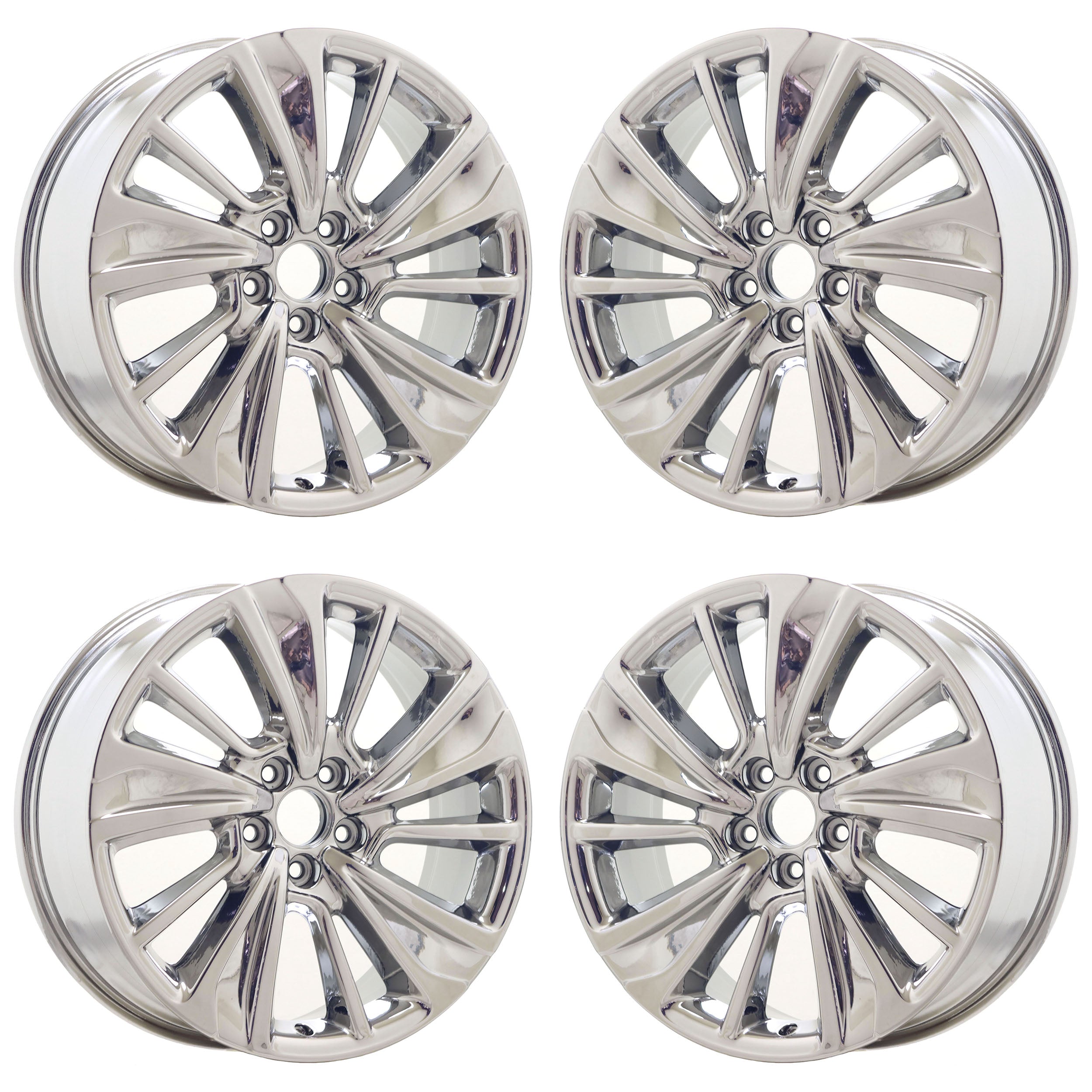 20" Acura MDX Bright Chrome wheels rims Factory OEM set 71838