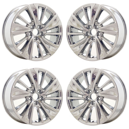 20" Acura MDX Bright Chrome wheels rims Factory OEM set 71838