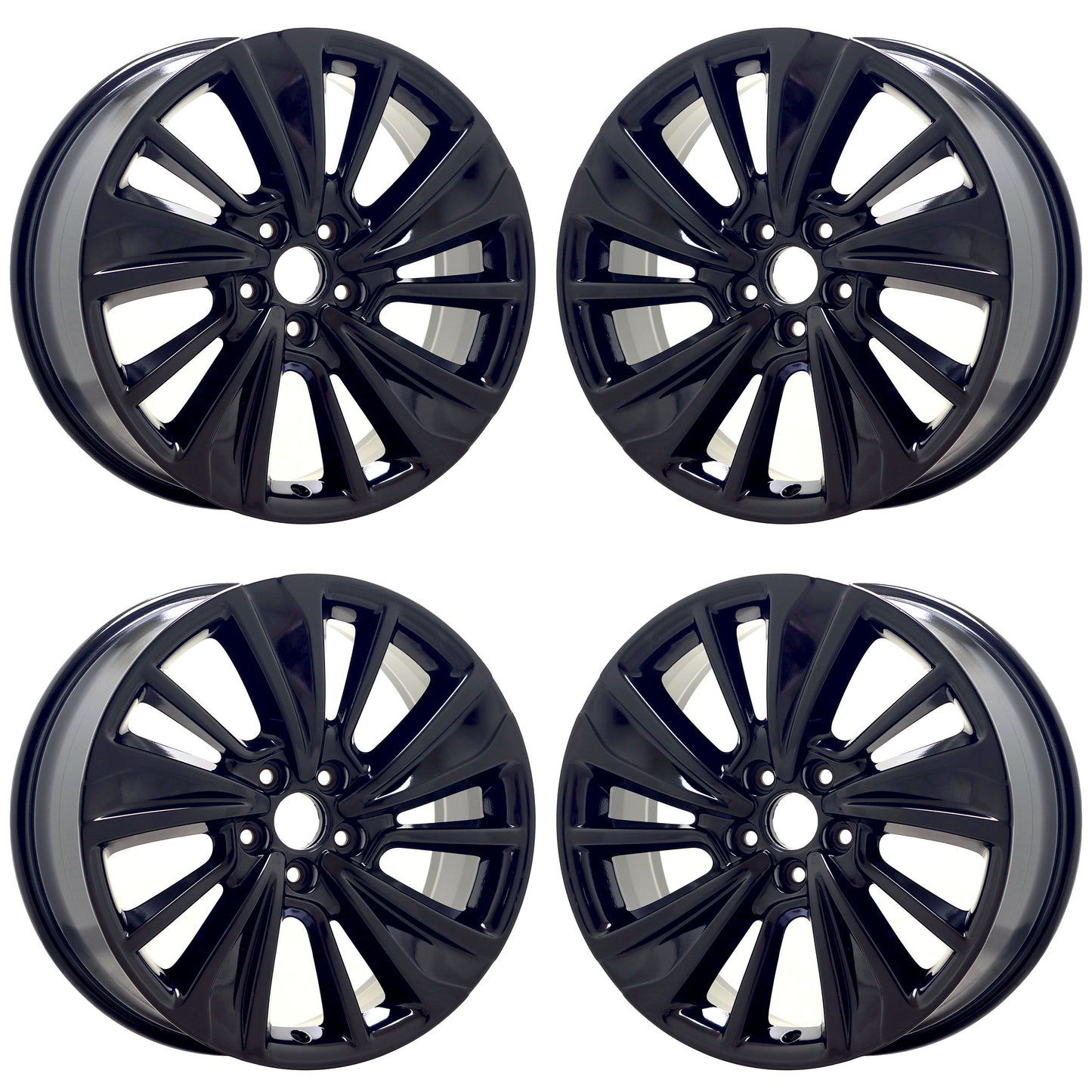 20" Acura MDX Gloss Black wheels rims Factory OEM set 71838