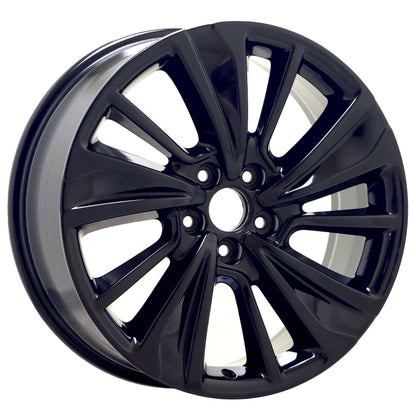 20" Acura MDX Gloss Black wheels rims Factory OEM set 71838