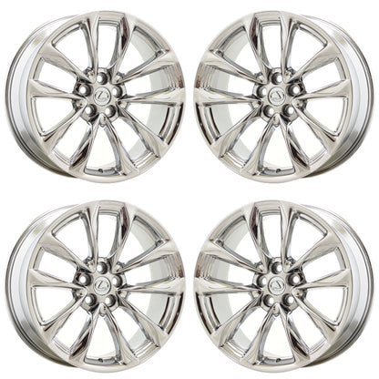 21" Lexus LC500 LC500h Bright Chrome wheels rims Factory 74361 74362 EXCHANGE