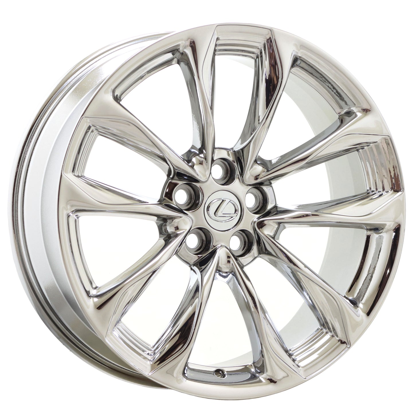 21" Lexus LC500 LC500h Bright Chrome wheels rims Factory 74361 74362 EXCHANGE