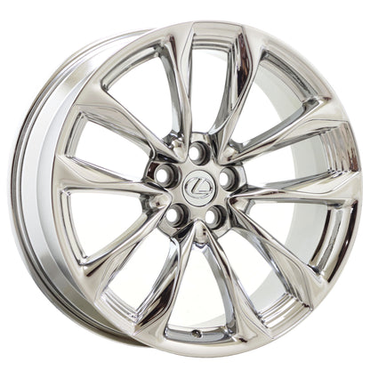 21" Lexus LC500 LC500h Bright Chrome wheels rims Factory 74361 74362 EXCHANGE